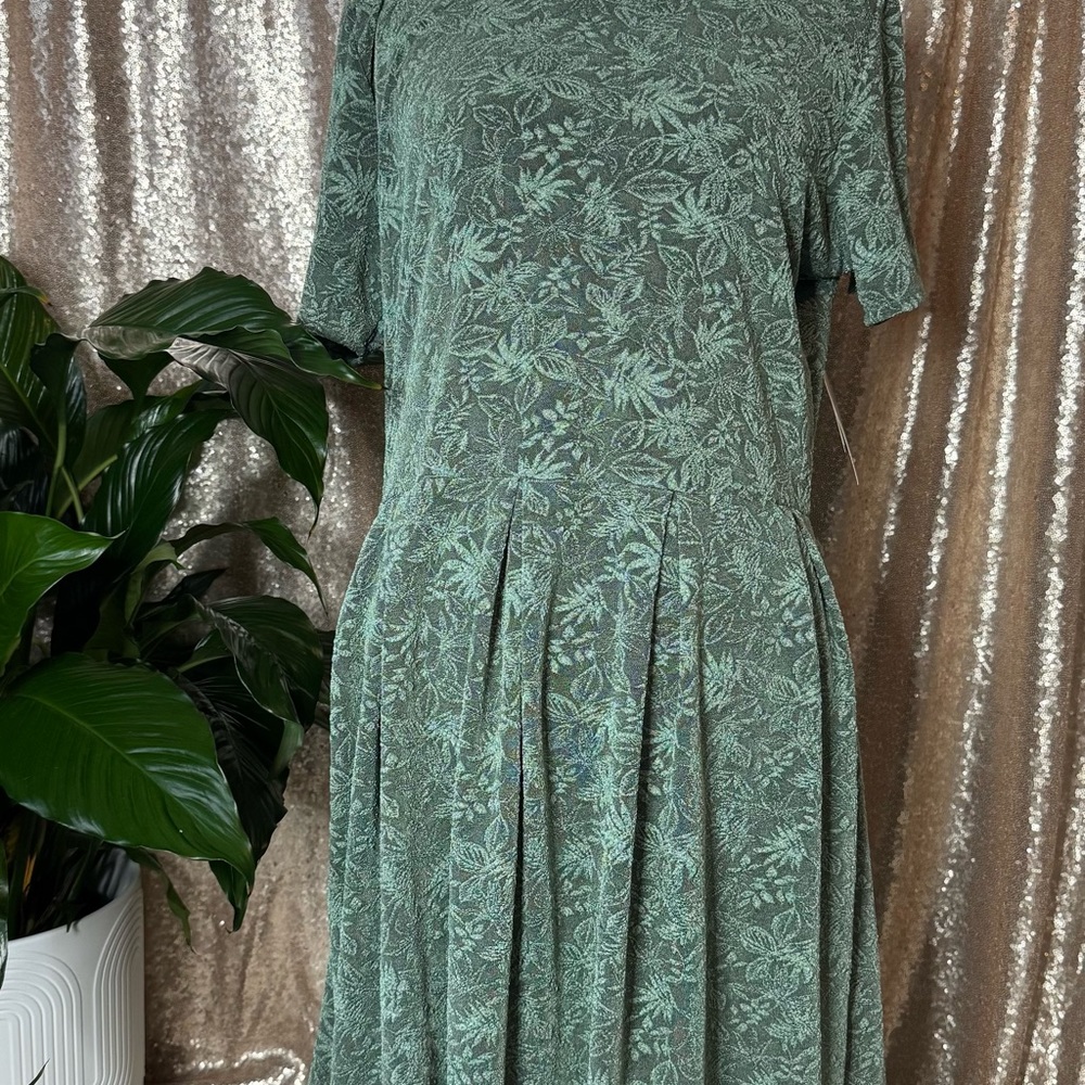 Floral Green Dress